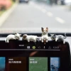 Computer central control screen, car toy, kitten doll, car interior decoration, rearview mirror, computer monitor decoration Specification image